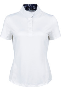 2022 Dublin Womens Ria Short Sleeve Competition Shirt 100306101 - White / Navy